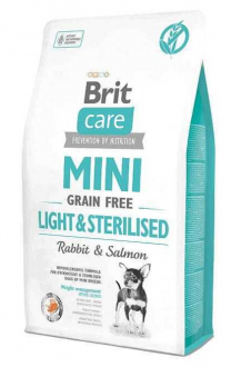 Brit Care Tahılsız Tavşanlı Light Sterillised Mini Irk 2 kg Köpek Maması kullananlar yorumlar